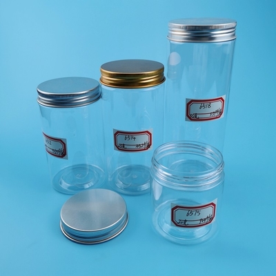 120ml 200ml 250ml 500ml Jar Pet Plastik Bening Dengan Tutup Aluminium Food Grade