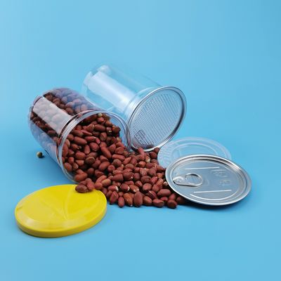 Kedap Udara PET 0.5L Biskuit Transparan Botol Makanan Plastik
