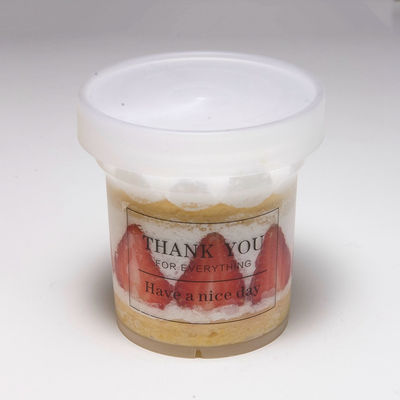 180ml Sup Es Krim Gelas Plastik Dapat Digunakan Kembali Dengan Tutup