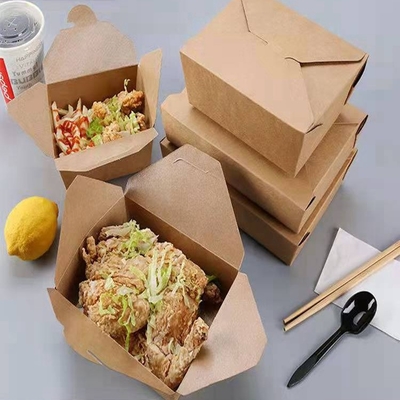 Restoran Kertas Grosir Take Out Box Food To Go Container