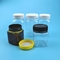 Kosong 200ml 320ml 400ml Plastik Honey Jar Square Dengan Tamper Evident Lid