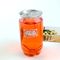 300ml 10oz PET Clear Soda Juice Plastic Beverage Jar Dengan Tutup Aluminium Perak