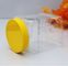 Honey Round Wide Mouth Grip Plastic Food Jars 360ml Dengan Tutup Sekrup