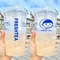 Cangkir Minuman Dingin 360ml Dengan Tutup Gelas Sekali Pakai Plastik Bentuk U