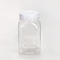 Pencetakan Kustom 400ml Toples Makanan Plastik Bentuk persegi Kemasan Madu Daur Ulang Botol PET