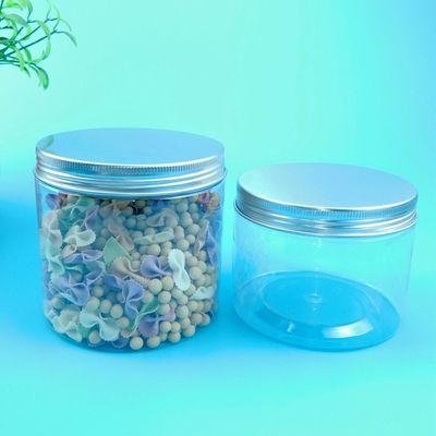 270ml 1360ml Tutup Sekrup Plastik Bening Untuk Penyimpanan Makanan